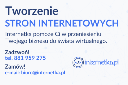 Tworzenie stron i sklepów internetowych - internetka.pl